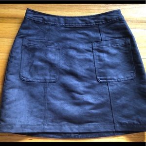 Suede Old Navy Mini Skirt